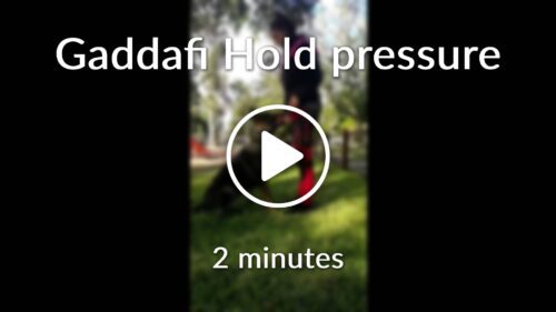 Gaddafi Hold pressure